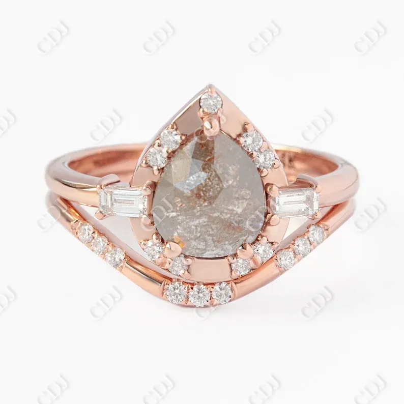 0.09CTW U Curved Classic Natural Diamond Wedding Band