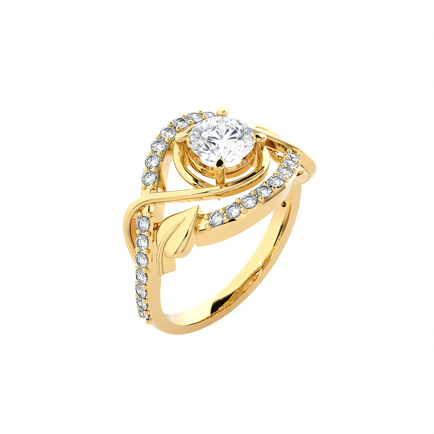 1 1/4 ctw Round Lab Grown Diamond Ring