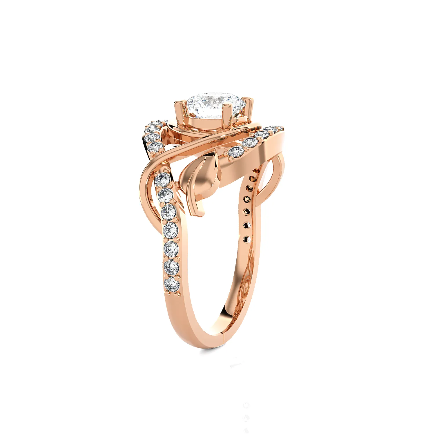 1 1/4 ctw Round Lab Grown Diamond Ring