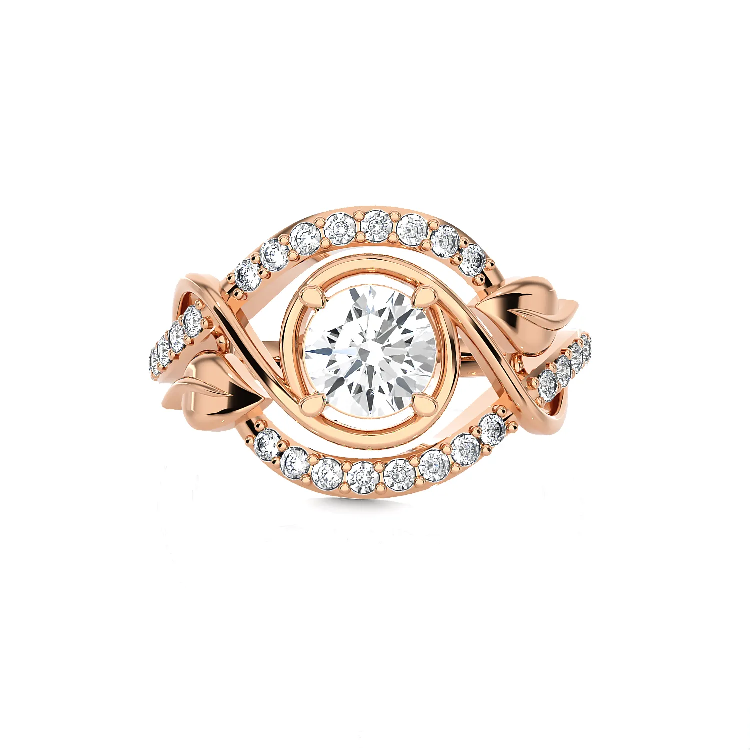 1 1/4 ctw Round Lab Grown Diamond Ring