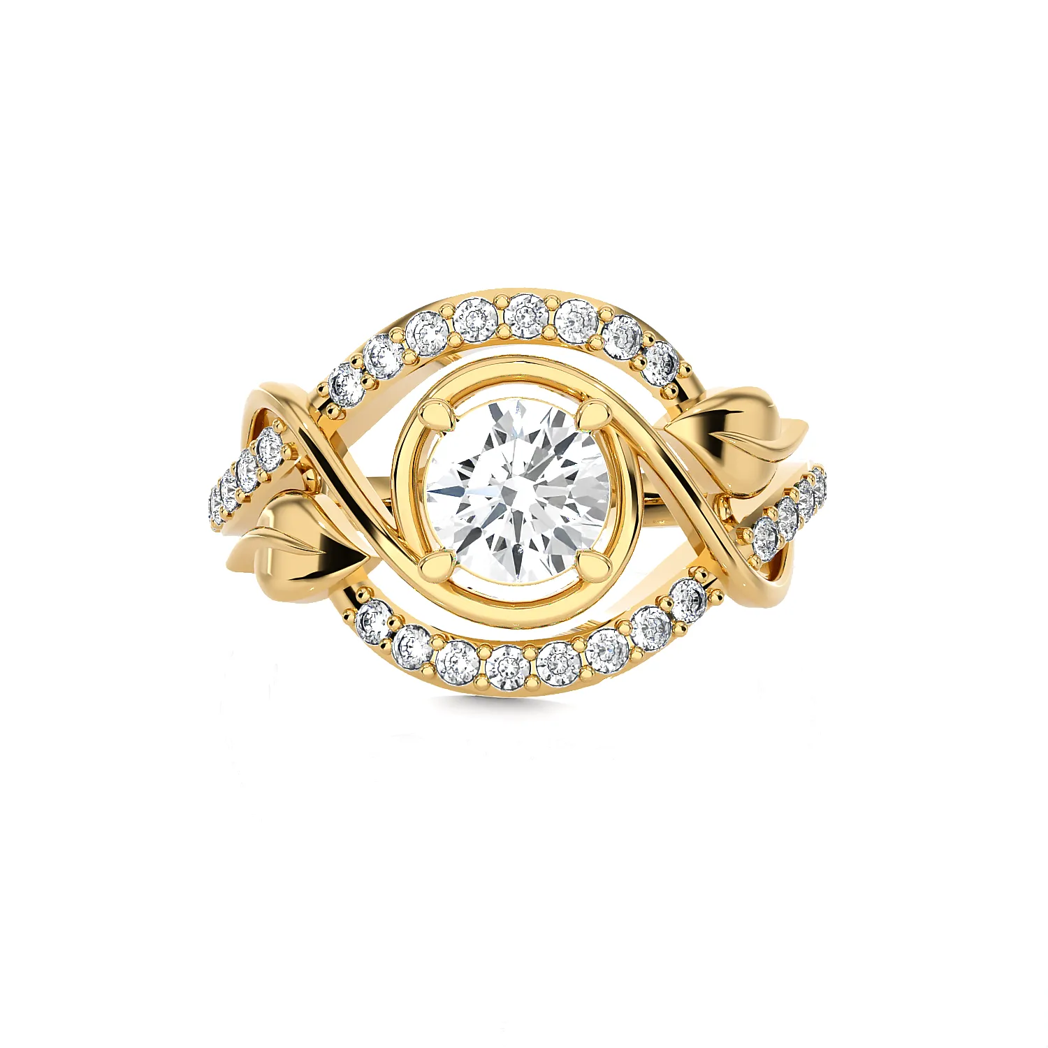 1 1/4 ctw Round Lab Grown Diamond Ring
