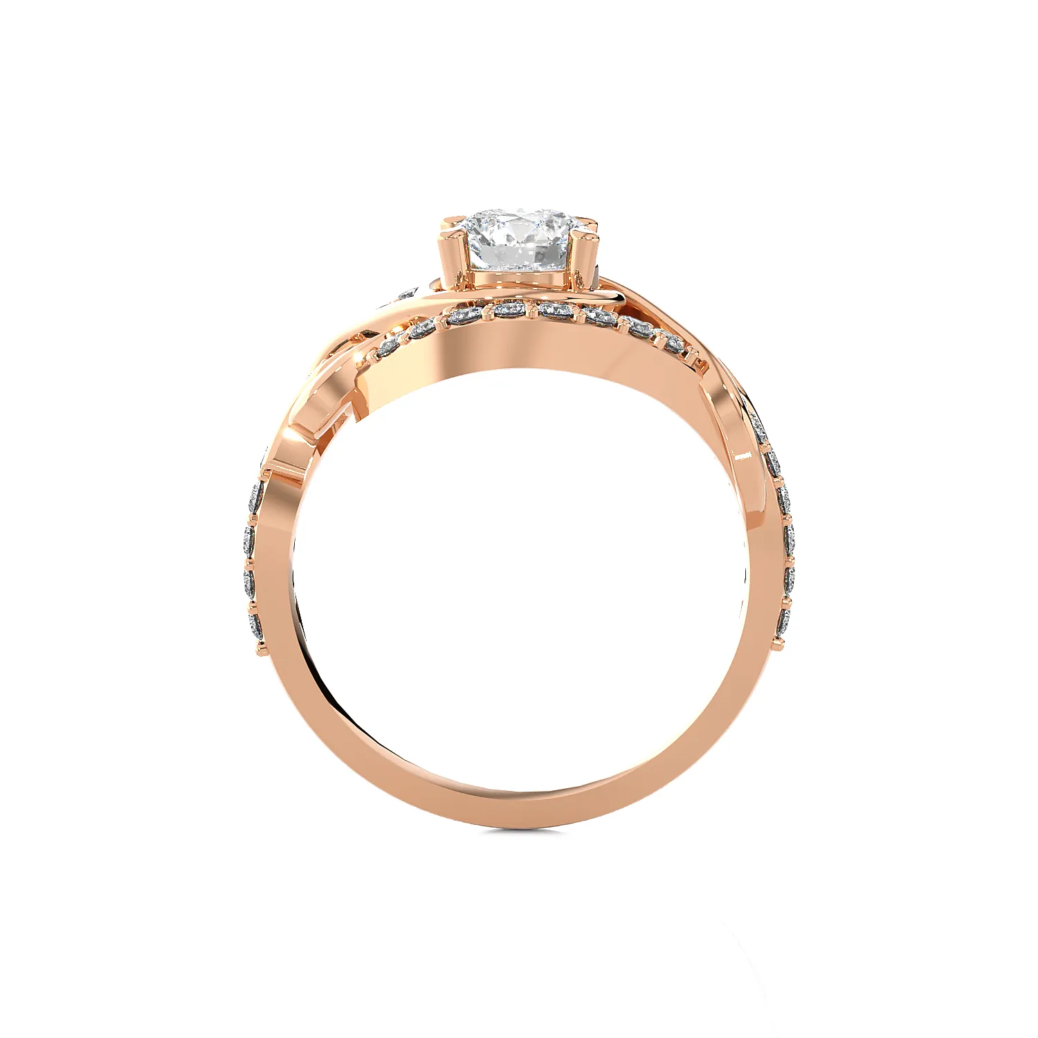1 1/4 ctw Round Lab Grown Diamond Ring