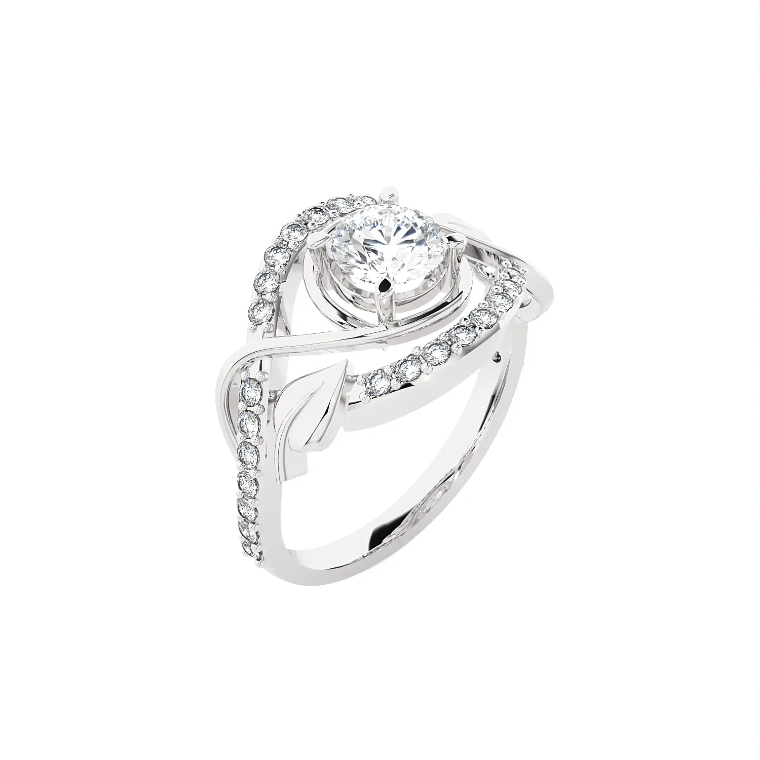 1 1/4 ctw Round Lab Grown Diamond Ring