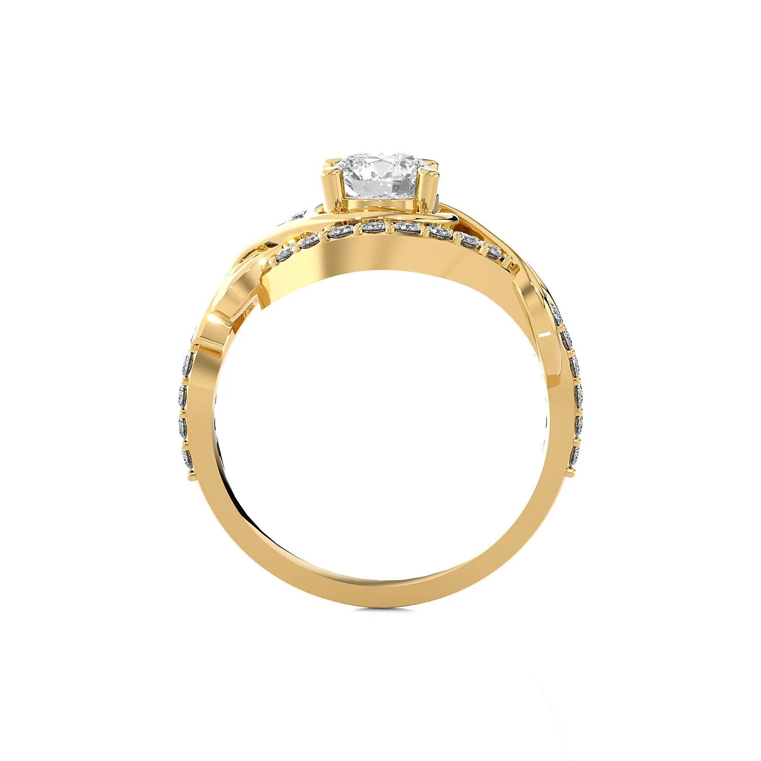 1 1/4 ctw Round Lab Grown Diamond Ring