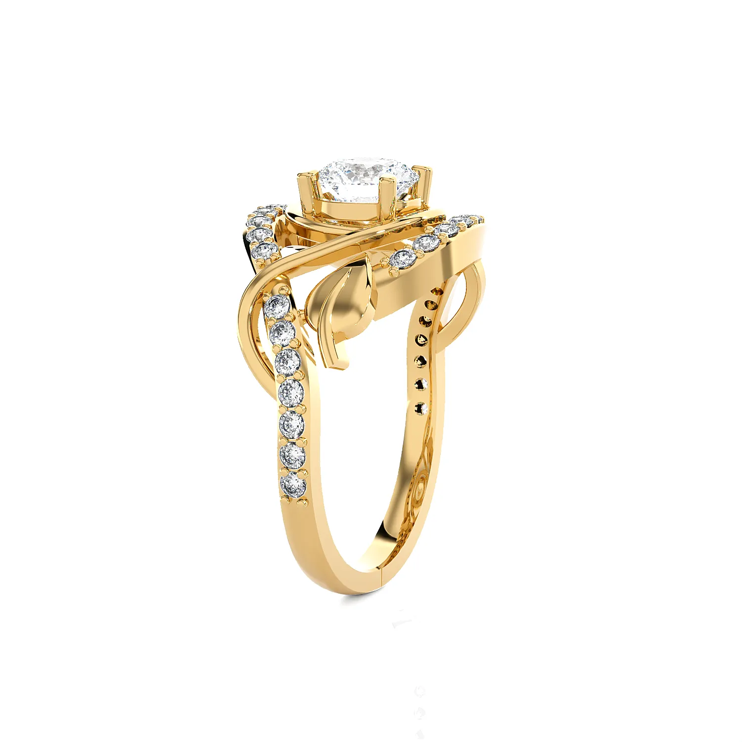 1 1/4 ctw Round Lab Grown Diamond Ring