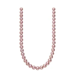 9.7-11.5 mm Cool Pink Edison Freshwater Pearl Necklace