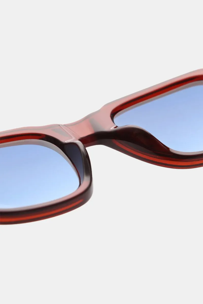 A Kjaerbede Halo Sunglasses (Brown Transparent)