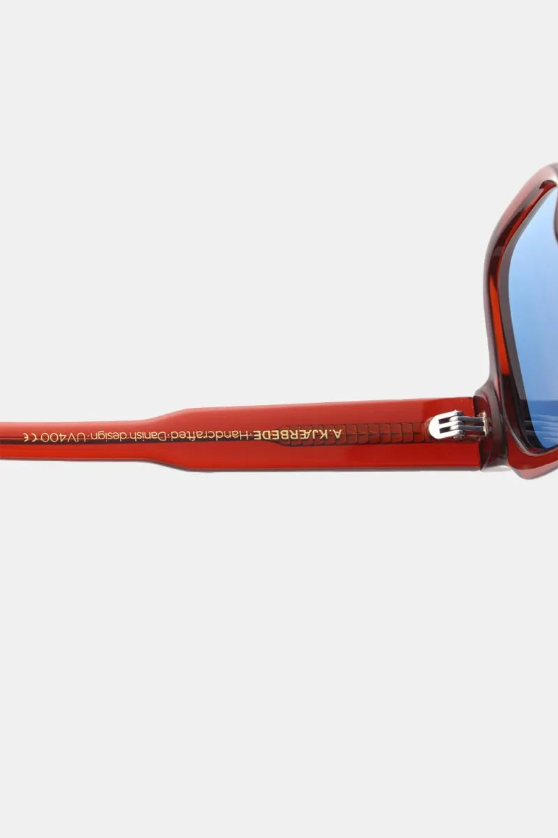 A Kjaerbede Halo Sunglasses (Brown Transparent)