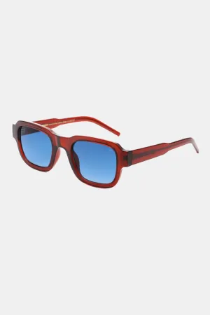 A Kjaerbede Halo Sunglasses (Brown Transparent)