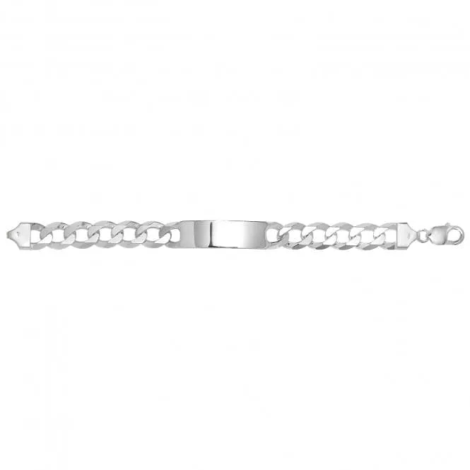 Acotis Silver Id Bracelet Men's Curb G2571