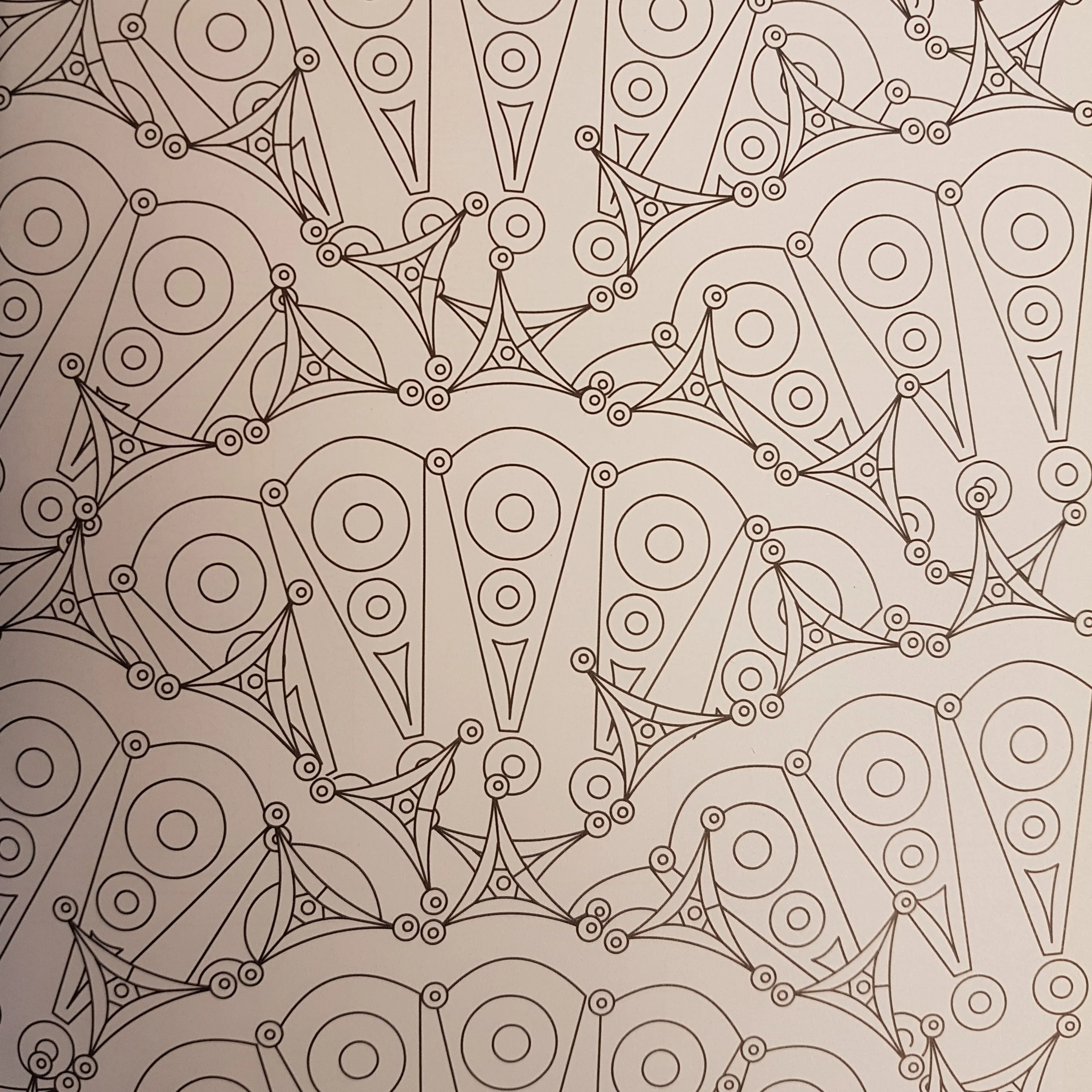 Adult Colouring Book - Peaceful Patterns by Charlie Wood-Penn