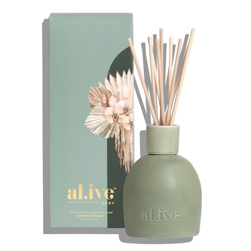 Al.ive Reed Diffuser - Blackcurrant & Caribbean Wood