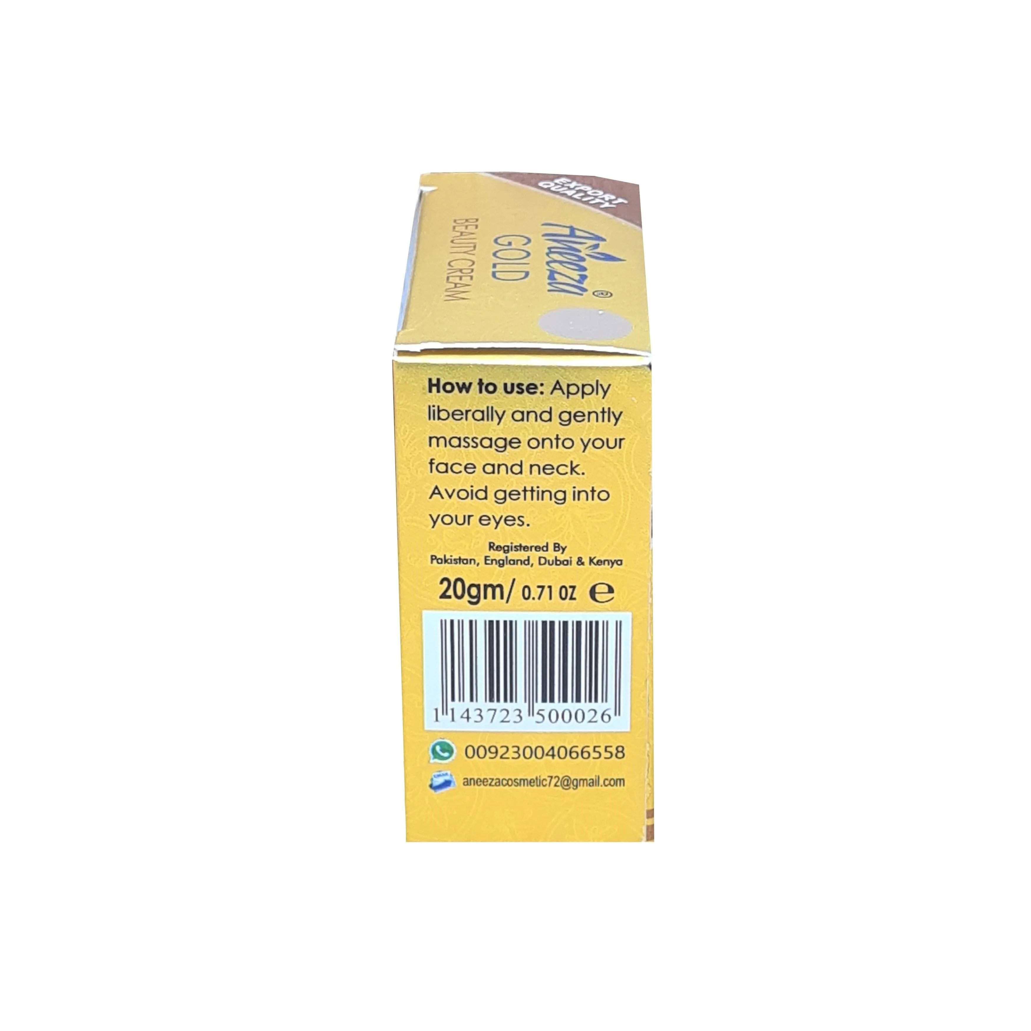 Aneeza Gold Beauty Cream - 20gm