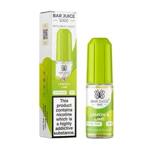 Bar Juice Lemon & Lime 10ml Nicotine Salt E-Liquid