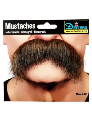 Bart Gangster Braun Mustache