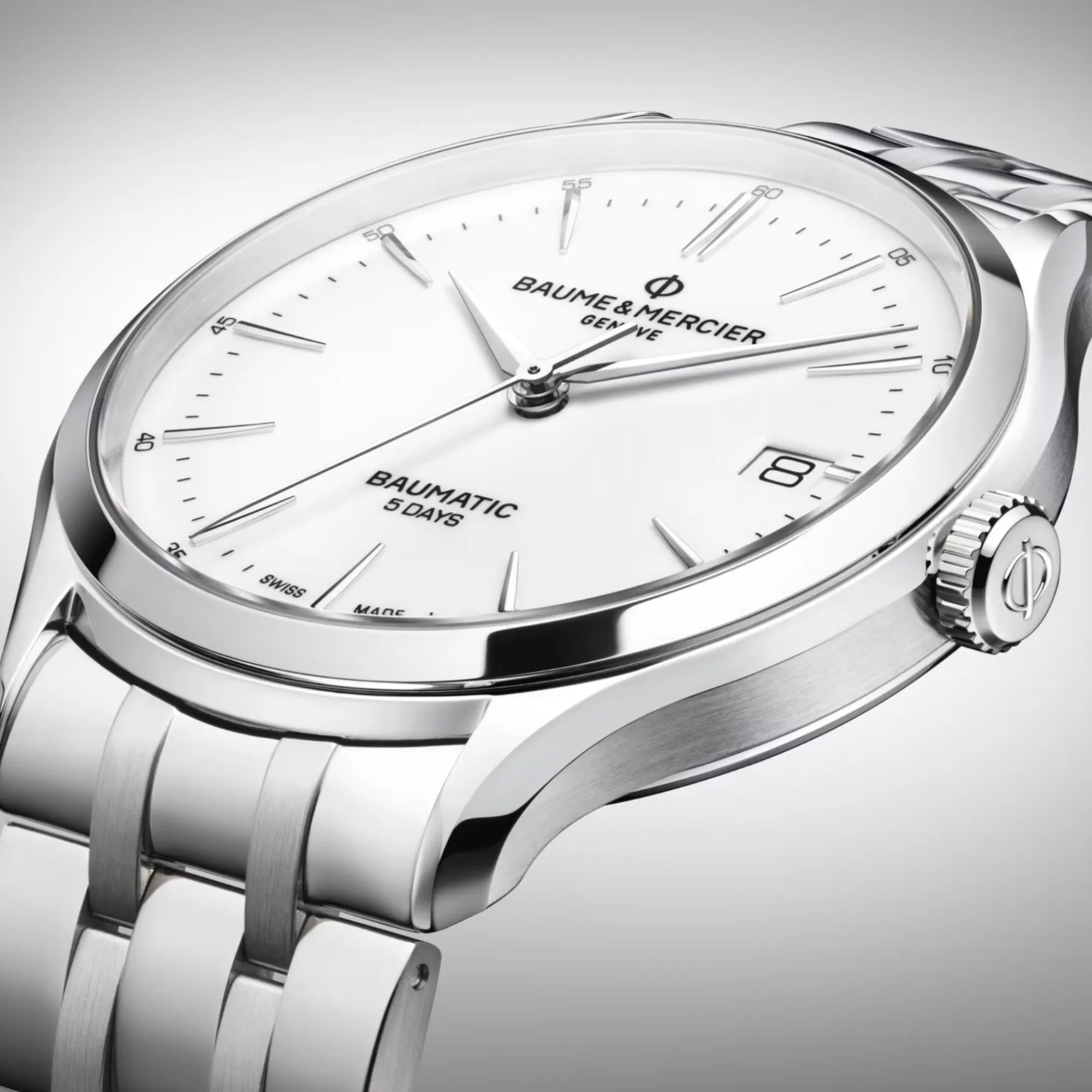Baume & Mercier Clifton Baumatic Swiss Automatic Men's Watch M0A10400