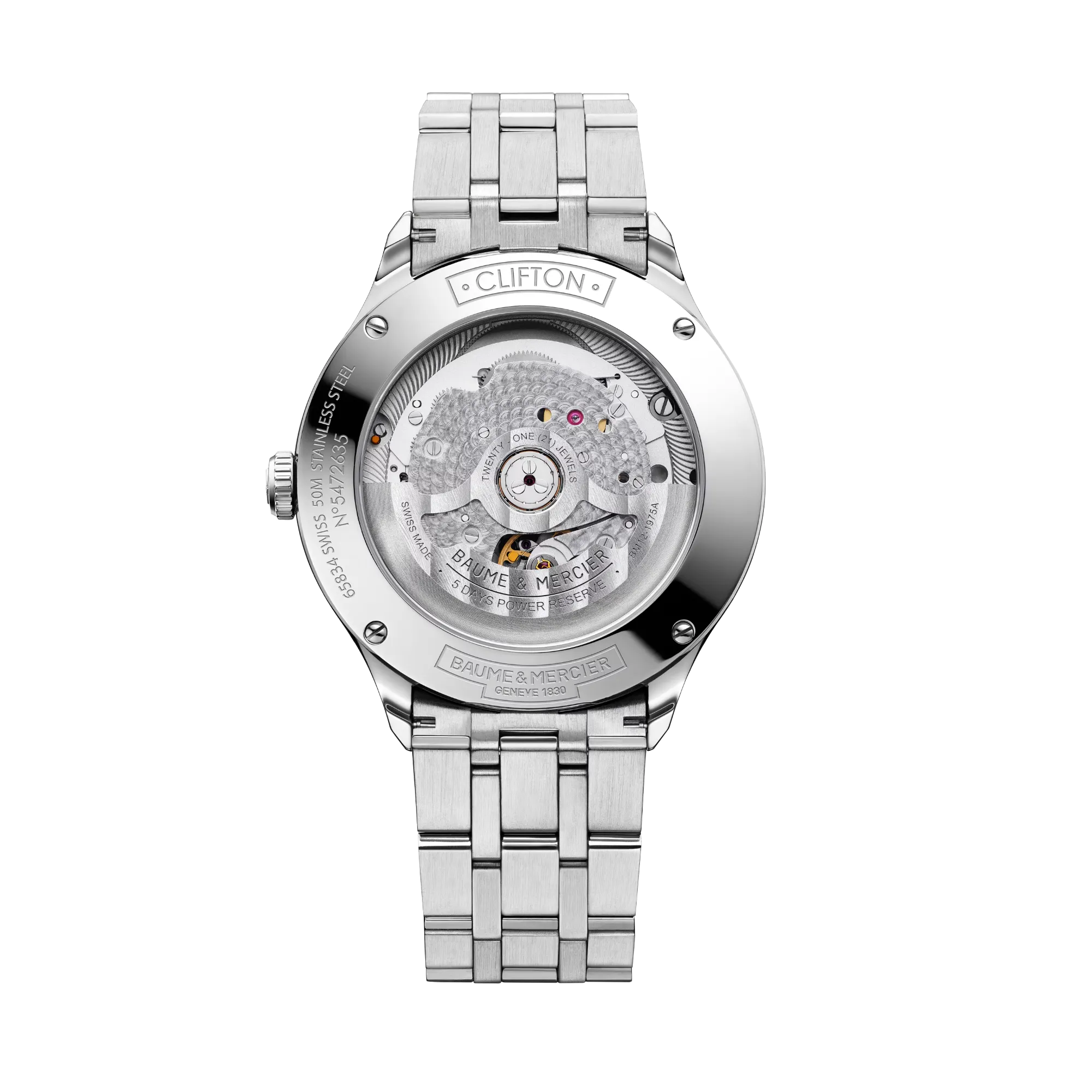 Baume & Mercier Clifton Baumatic Swiss Automatic Men's Watch M0A10400