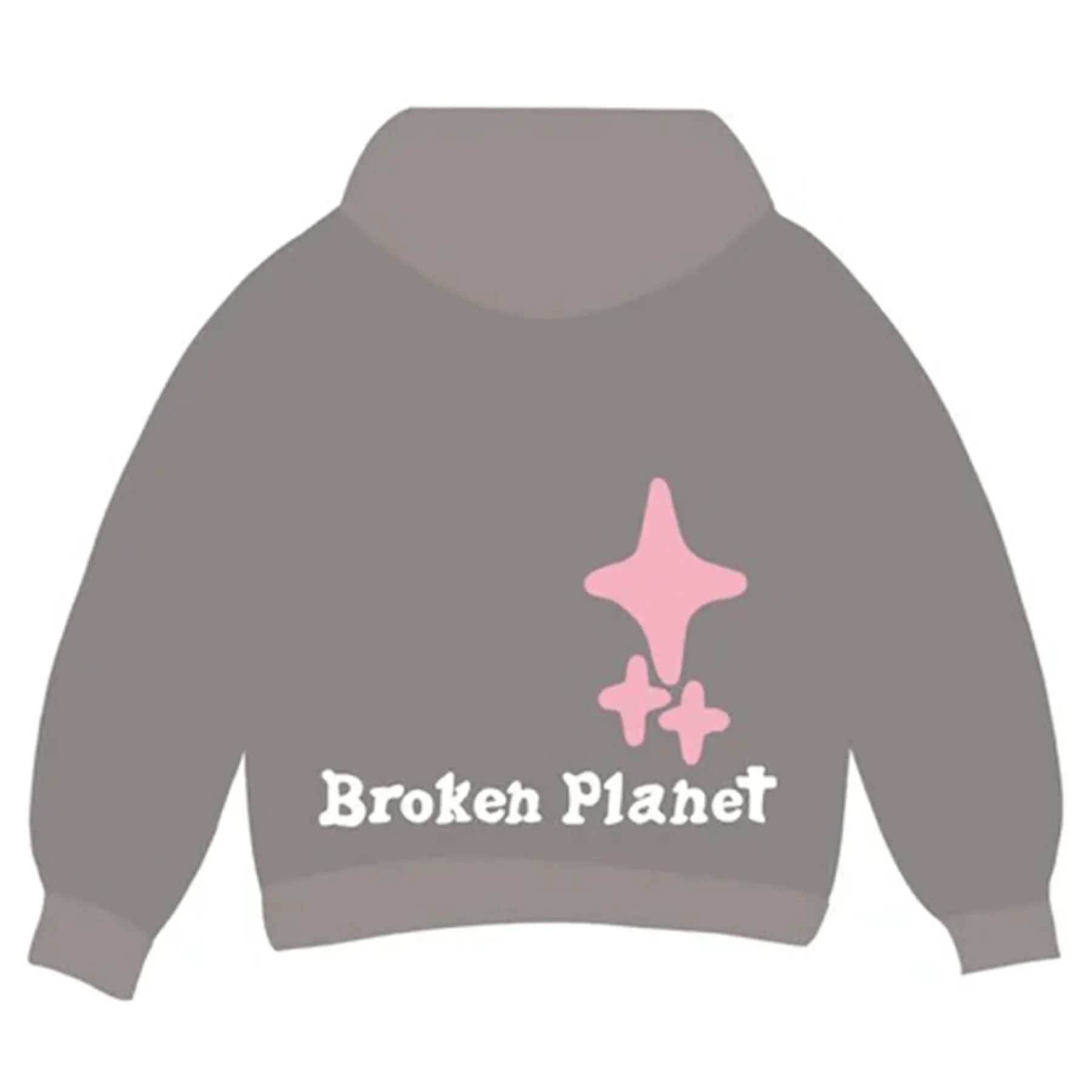Broken Planet Hoodie 'Stuck In A Mirage' - Taupe
