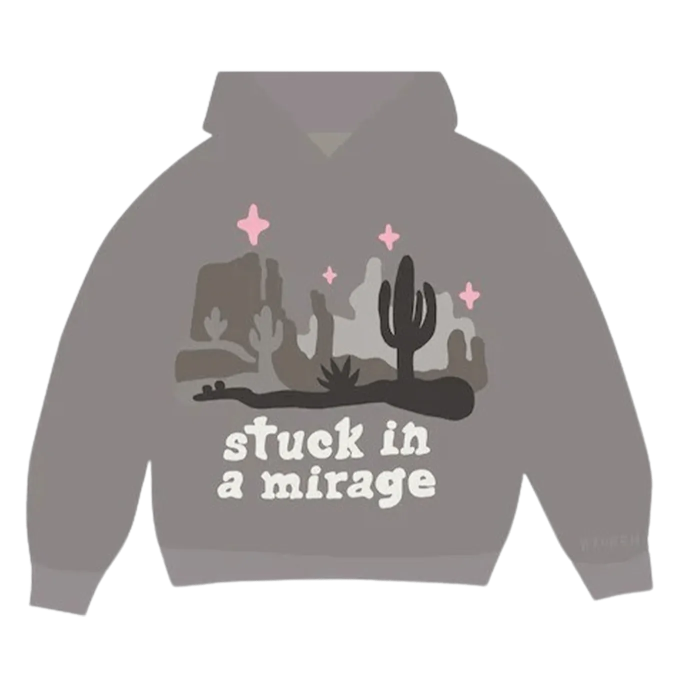 Broken Planet Hoodie 'Stuck In A Mirage' - Taupe