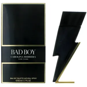 Carolina Herrera Men's Eau De Toilette Spray - Bad Boy with Alluring Notes, 1.7 oz