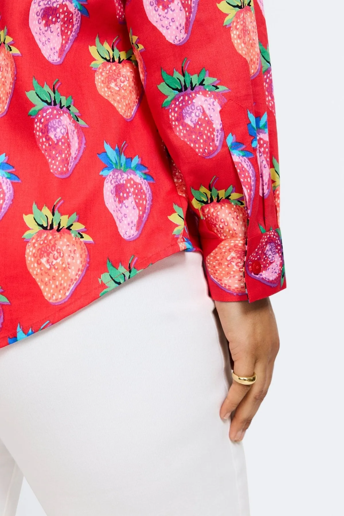 Charlie Plus No Iron Strawberry Delight Shirt