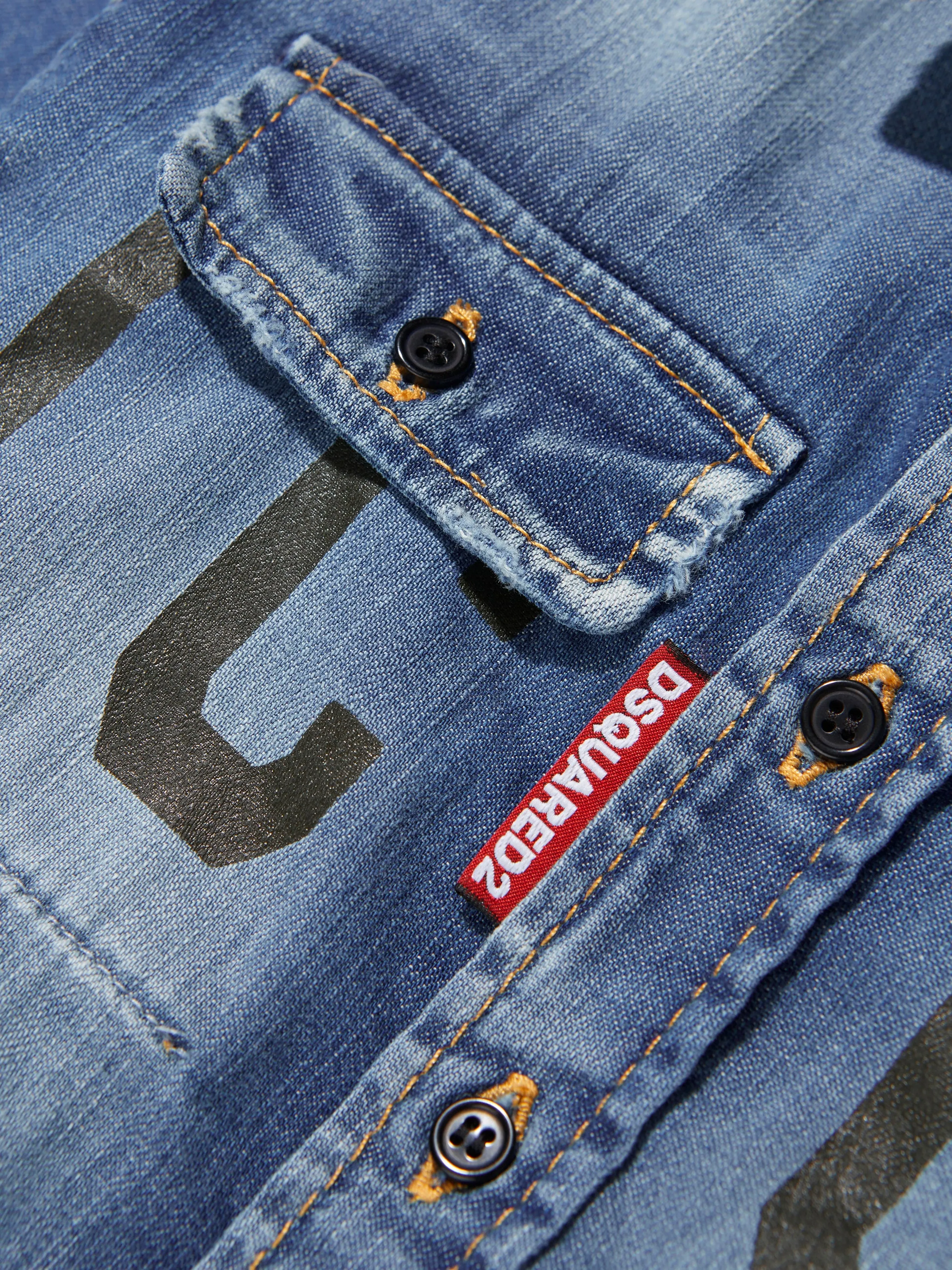 Dsquared2 Kids Relax Icon Denim Shirt