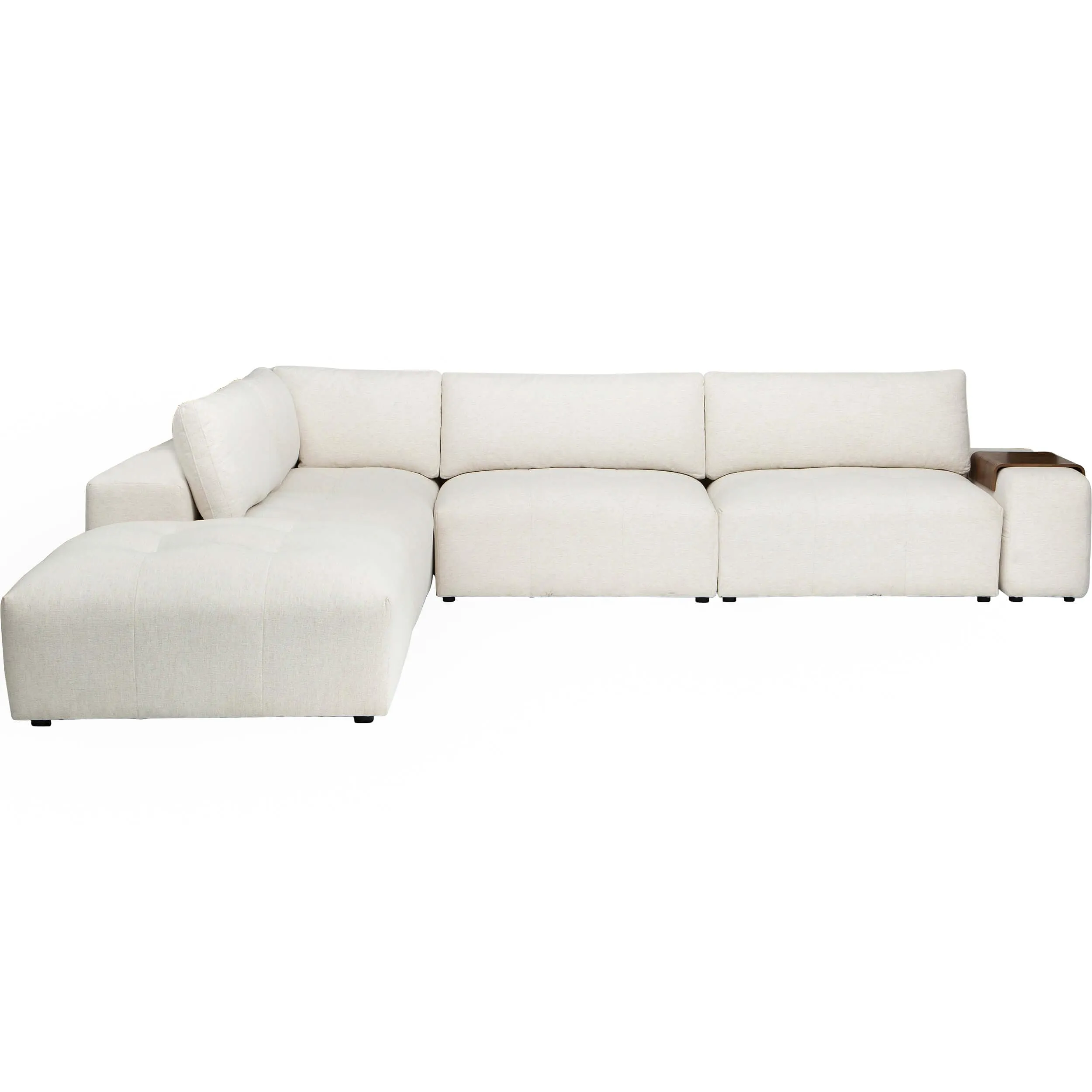 Farley Sectional w/Ottoman, Nomad Snow