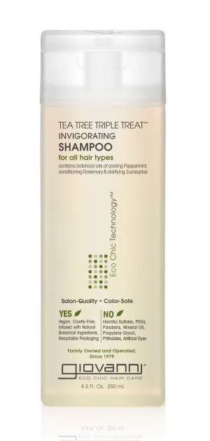 Giovanni Tea Tree Triple Treat™ Invigorating Shampoo 8.5oz
