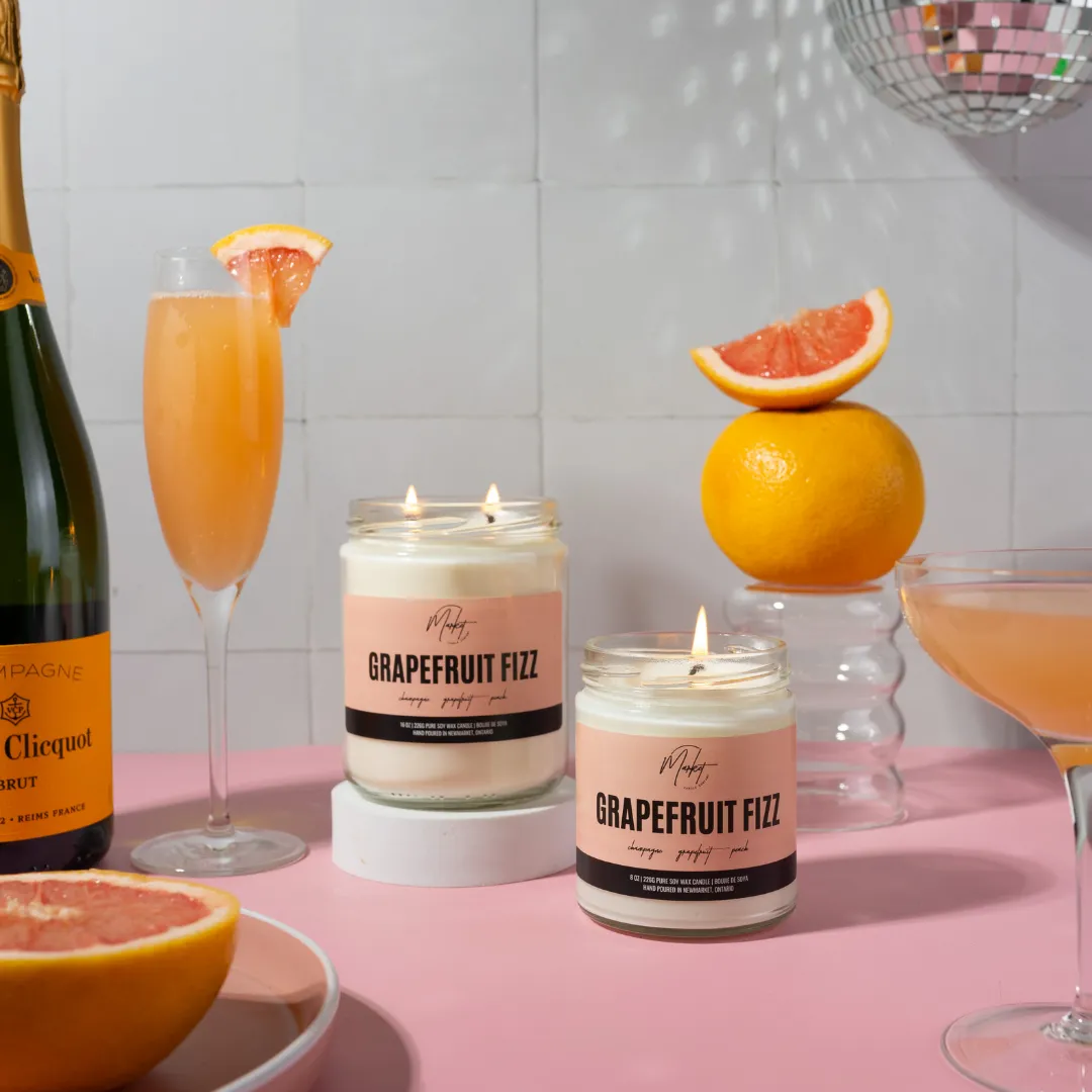 GRAPEFRUIT FIZZ SOY CANDLE