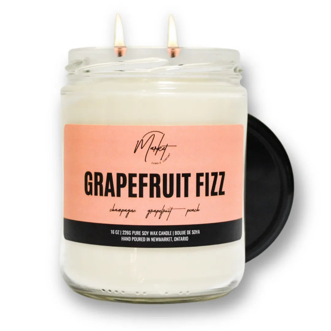 GRAPEFRUIT FIZZ SOY CANDLE