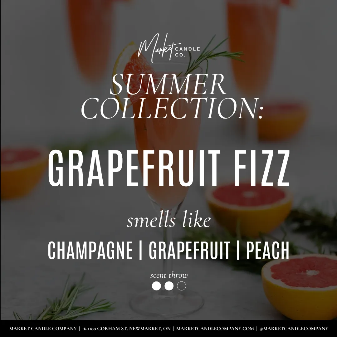 GRAPEFRUIT FIZZ SOY CANDLE