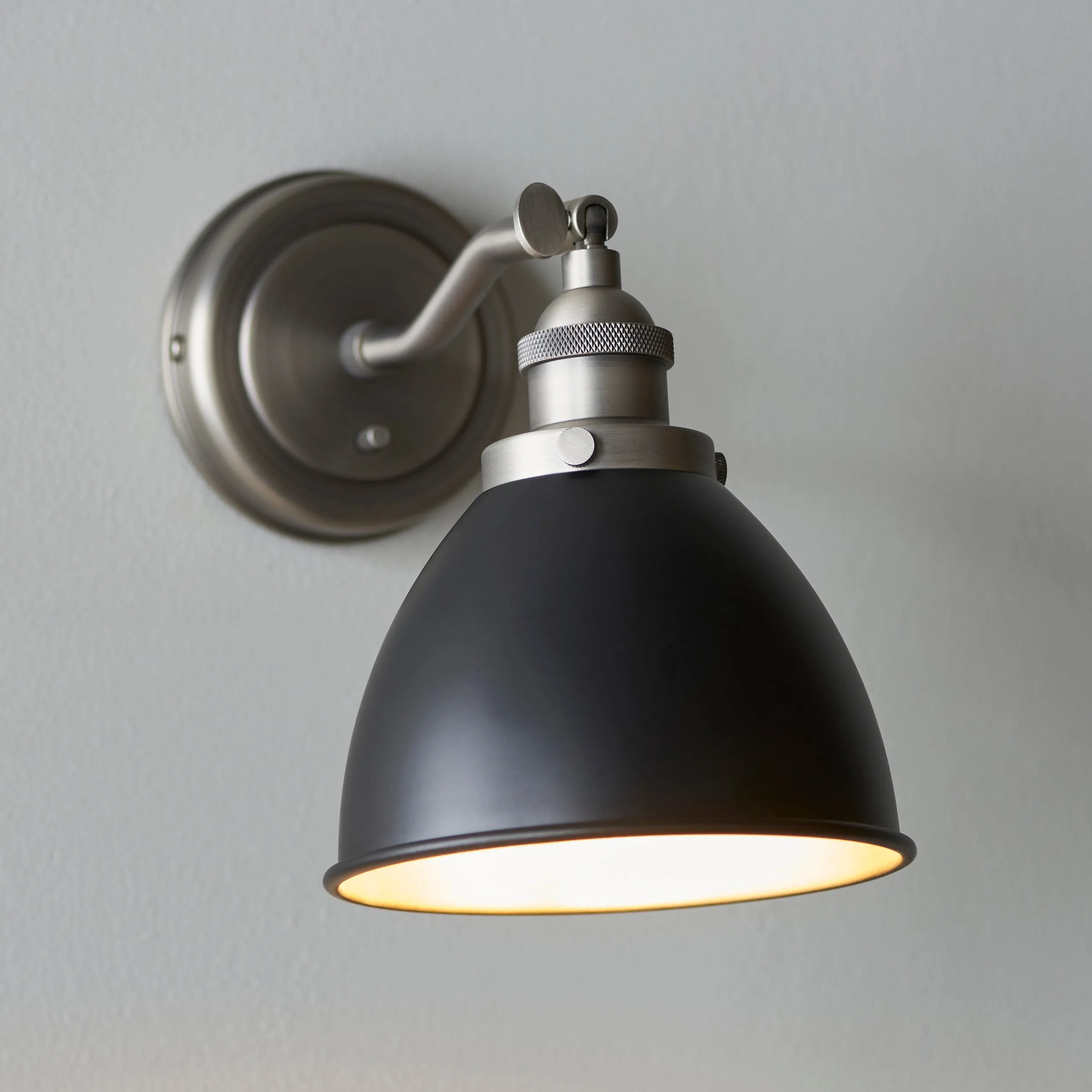 Harrison Black Wall Light
