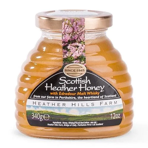 Heather Hills Scottish Heather Honey W/ Whisky 12Oz