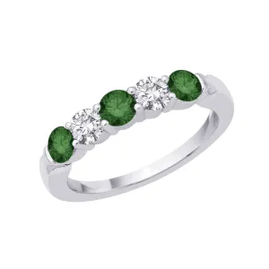 KATARINA 5 Stone Classic Diamond Ring (1 cttw GH, I1)