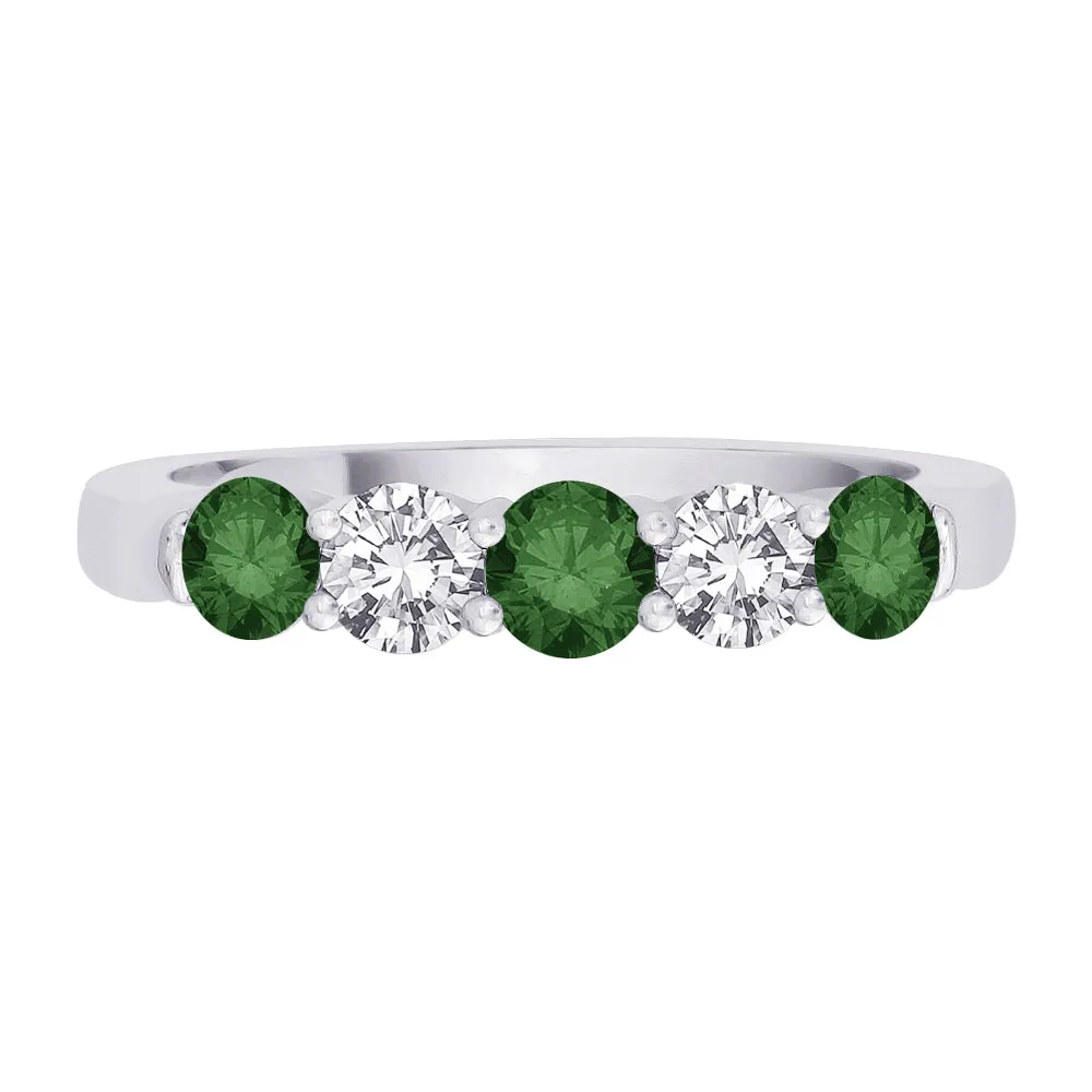 KATARINA 5 Stone Classic Diamond Ring (1 cttw GH, I1)