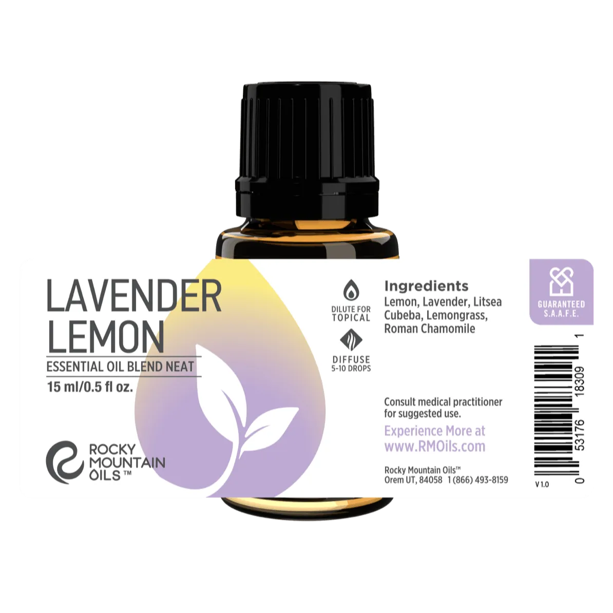 Lavender Lemon Essential Oil Blend (Lemon Lavender)