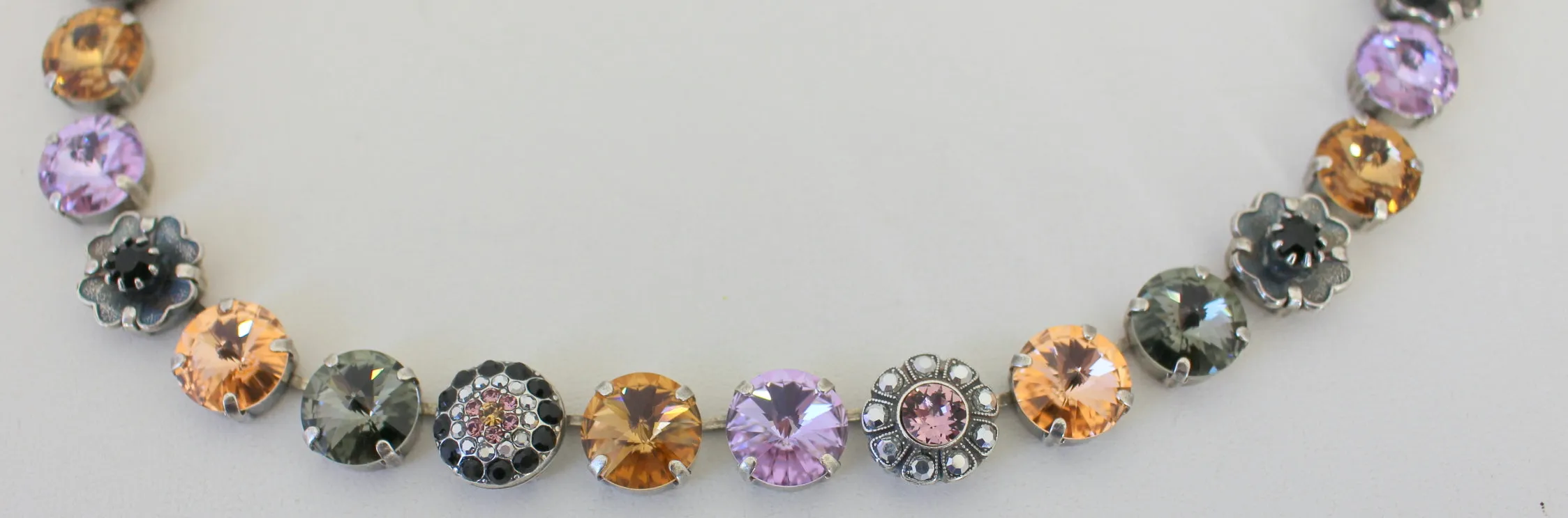 Mariana Discover Large Floral Crystal Necklace