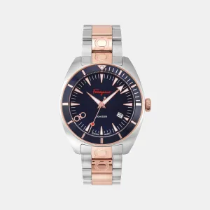 Men Blue Analog Stainless Steel Watch SFMG00521