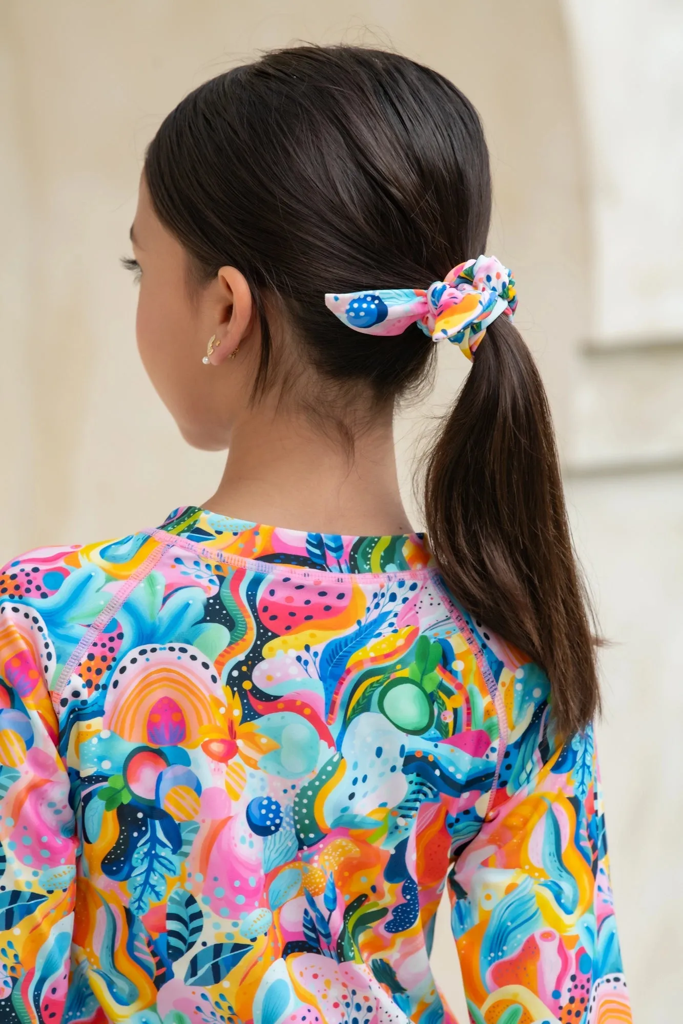 Mini Mimi Scrunchie - Fruity Seabed