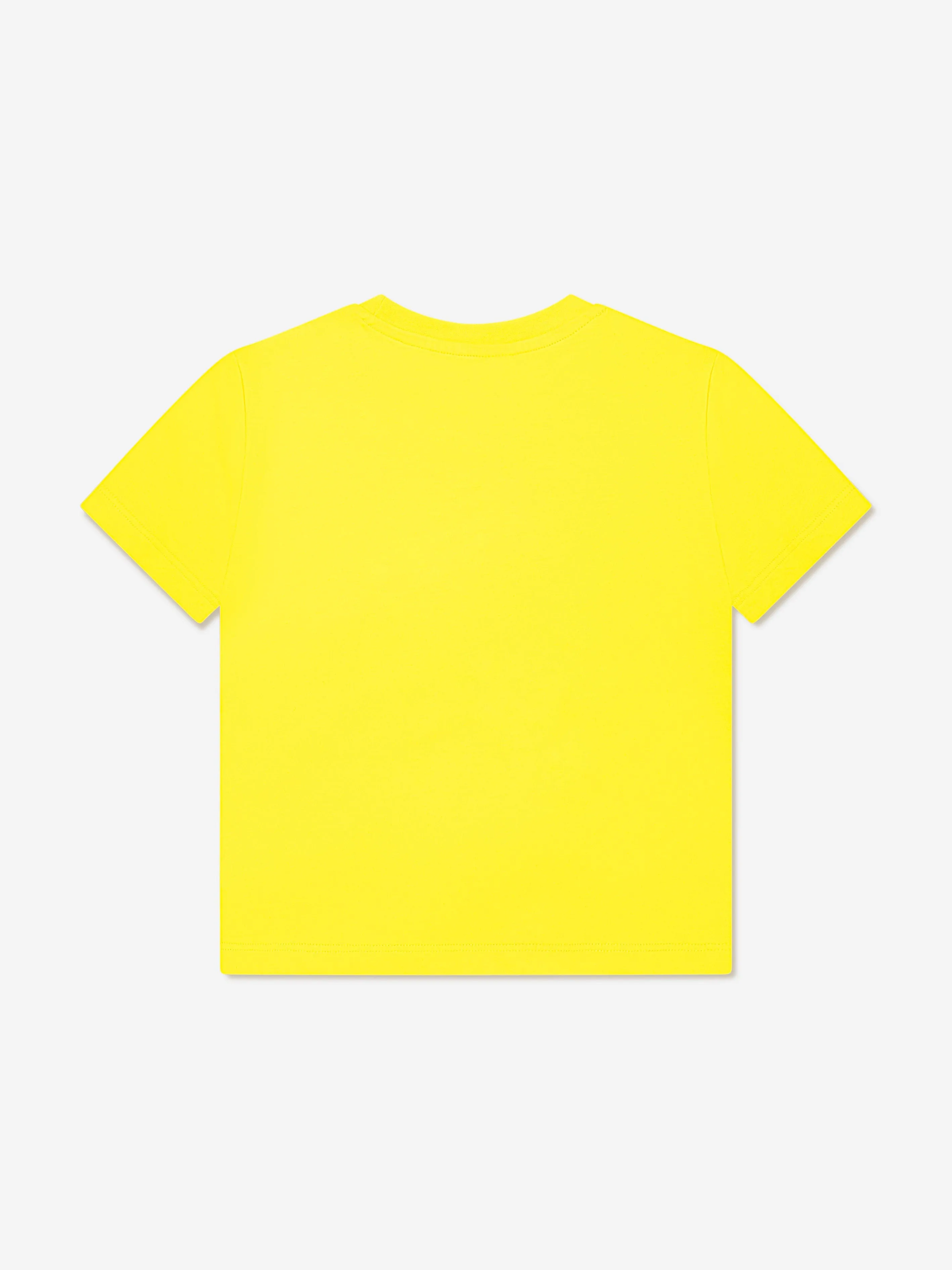 Neil Barrett Boys Thunderbolt T-Shirt in Yellow