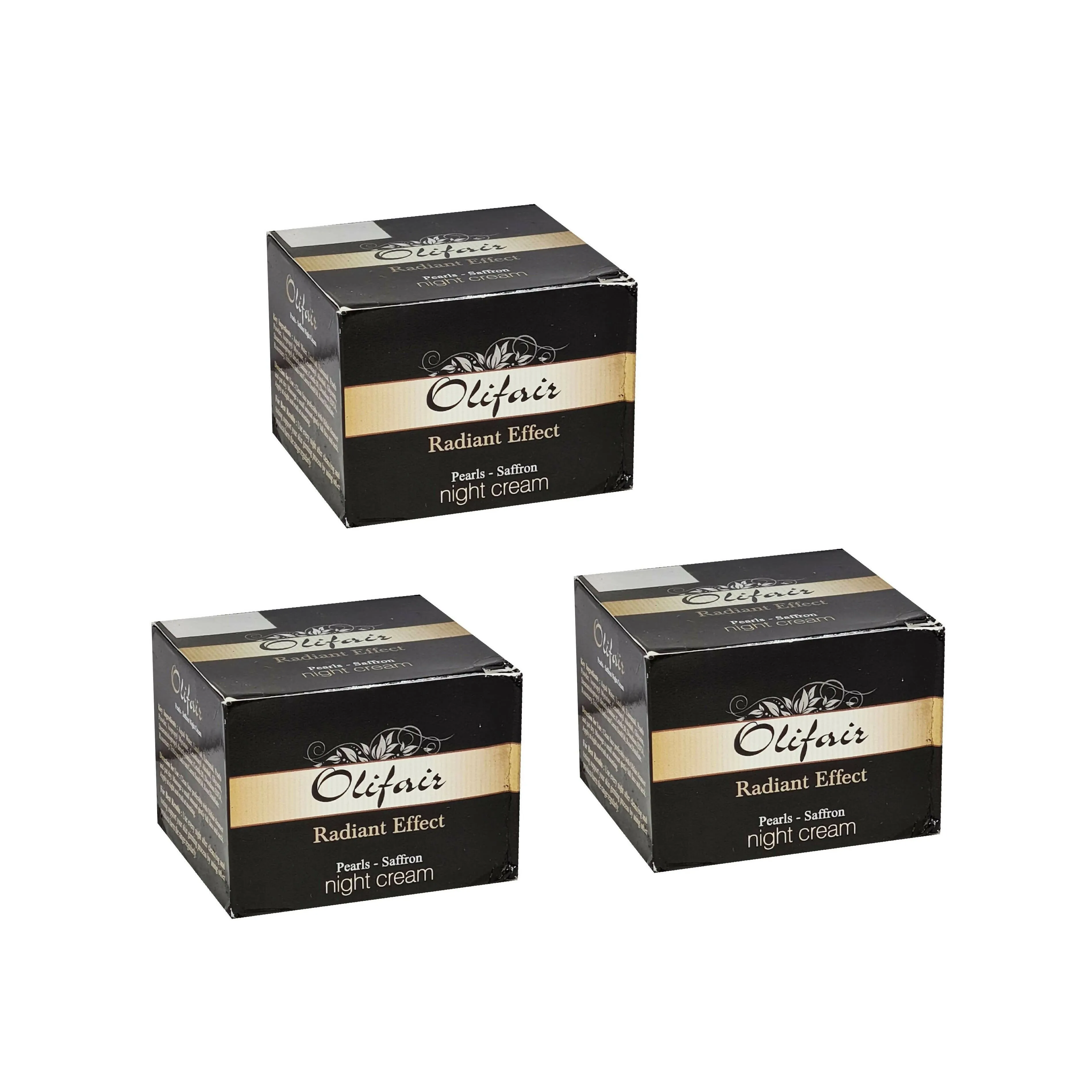 Olifair Radiant Effect Night Cream - 50g (Pack Of 3)