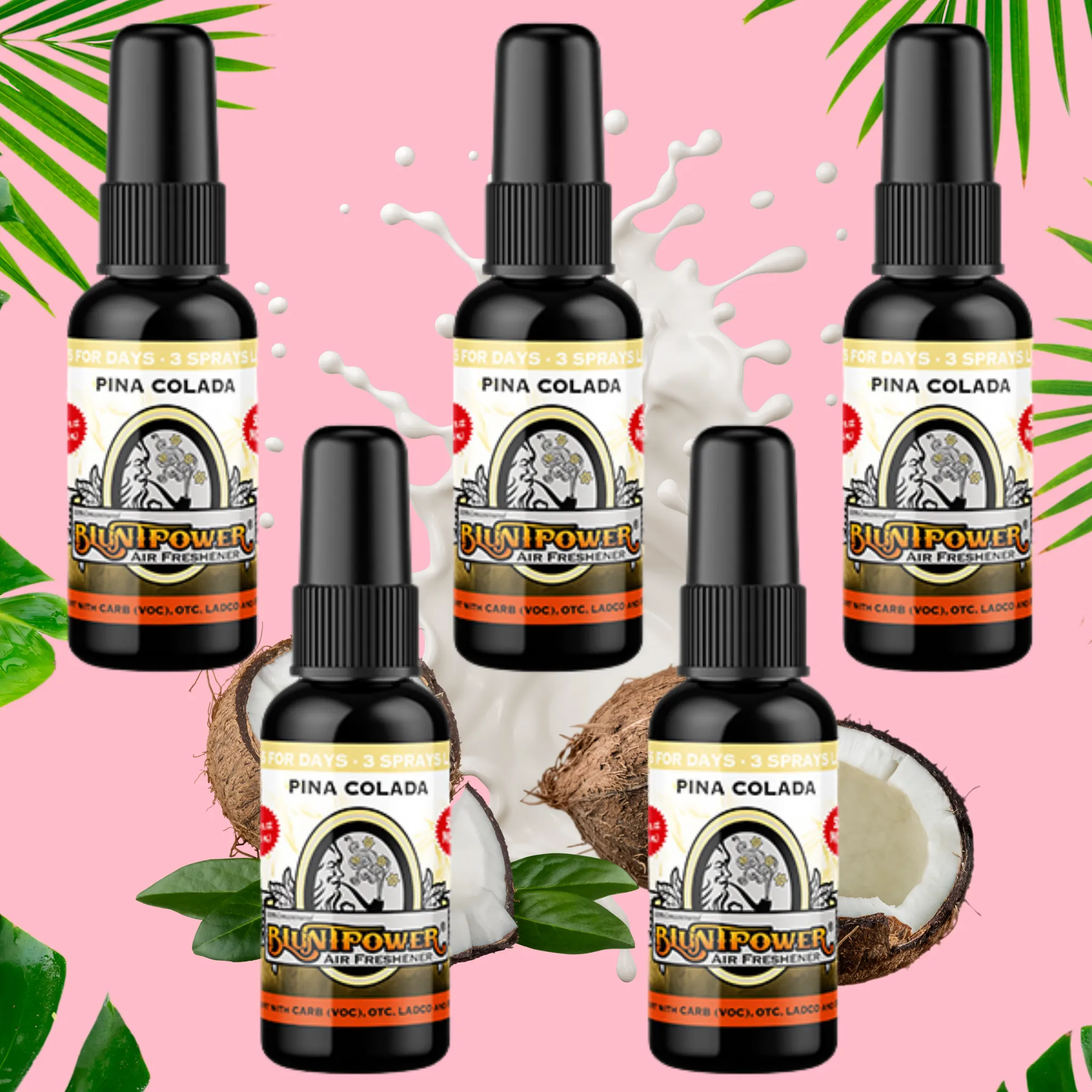 Pinacolada Spray Air Freshener Bundle (5 Pack)