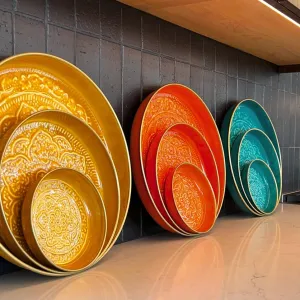Punjabi Decorative Metal Tray