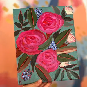 "Floral Gift 2" Original Painting by Shannon Newlin