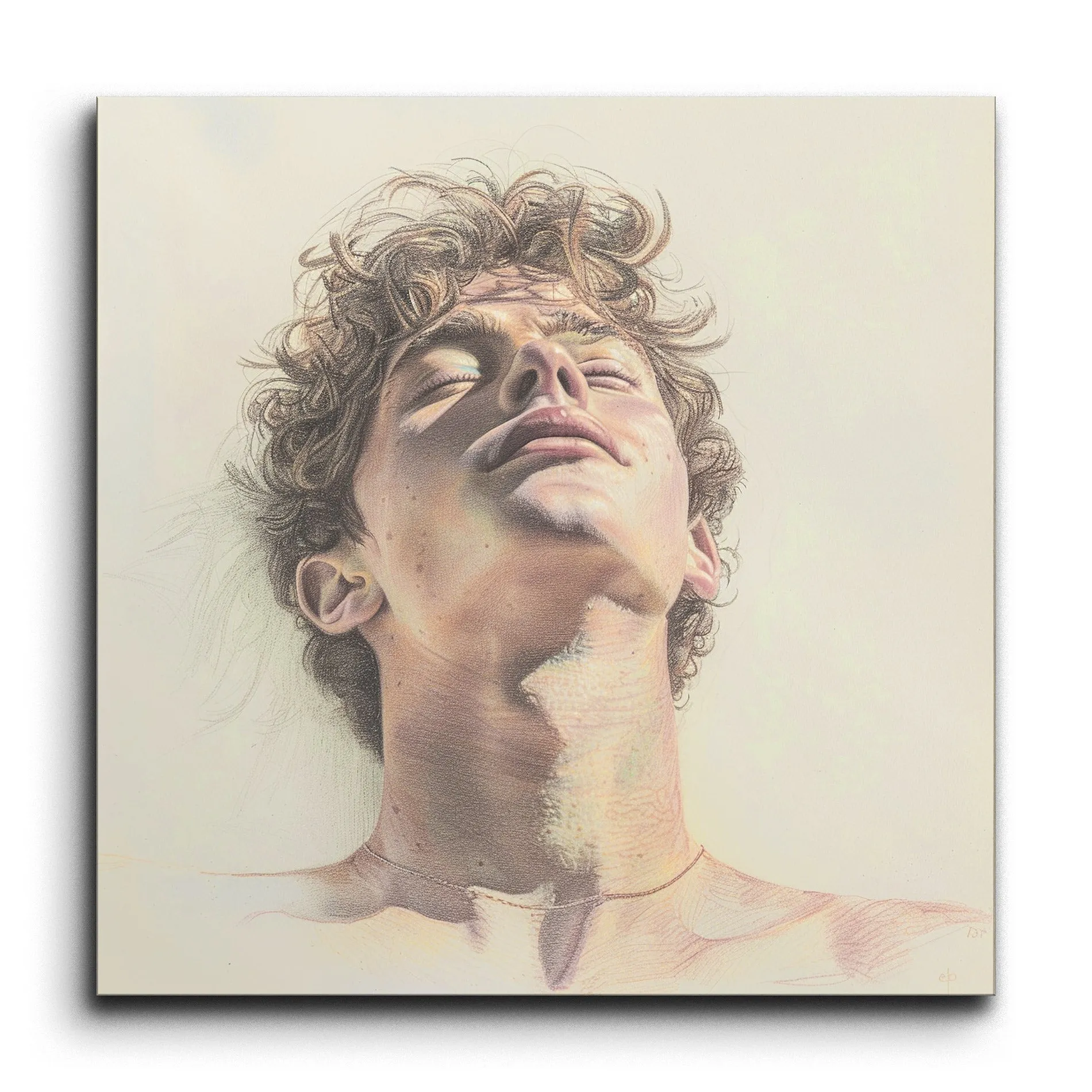 Serene Introspection: Hyper-Realistic Tranquility