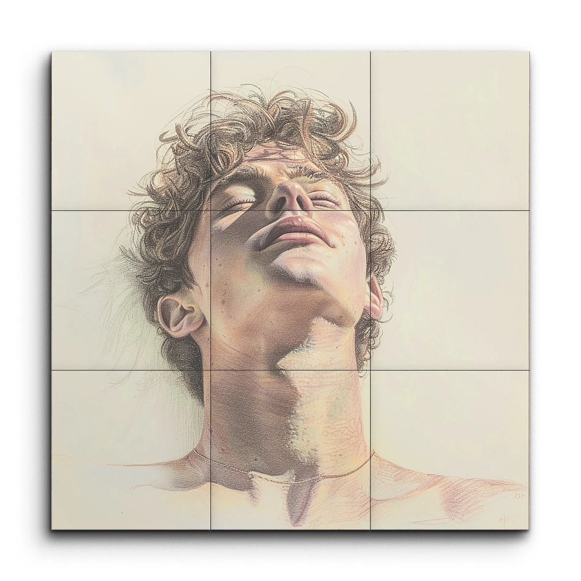 Serene Introspection: Hyper-Realistic Tranquility