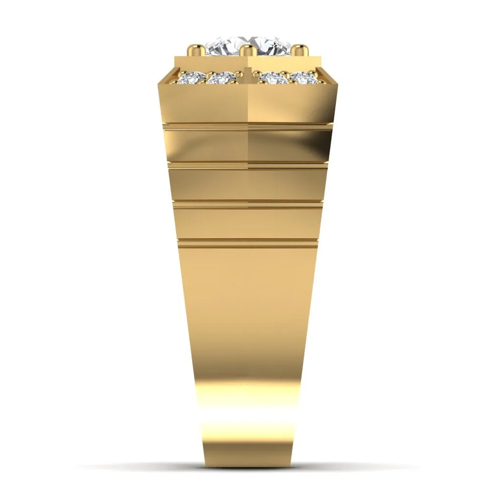 Solitaire Men's Diamond Ring