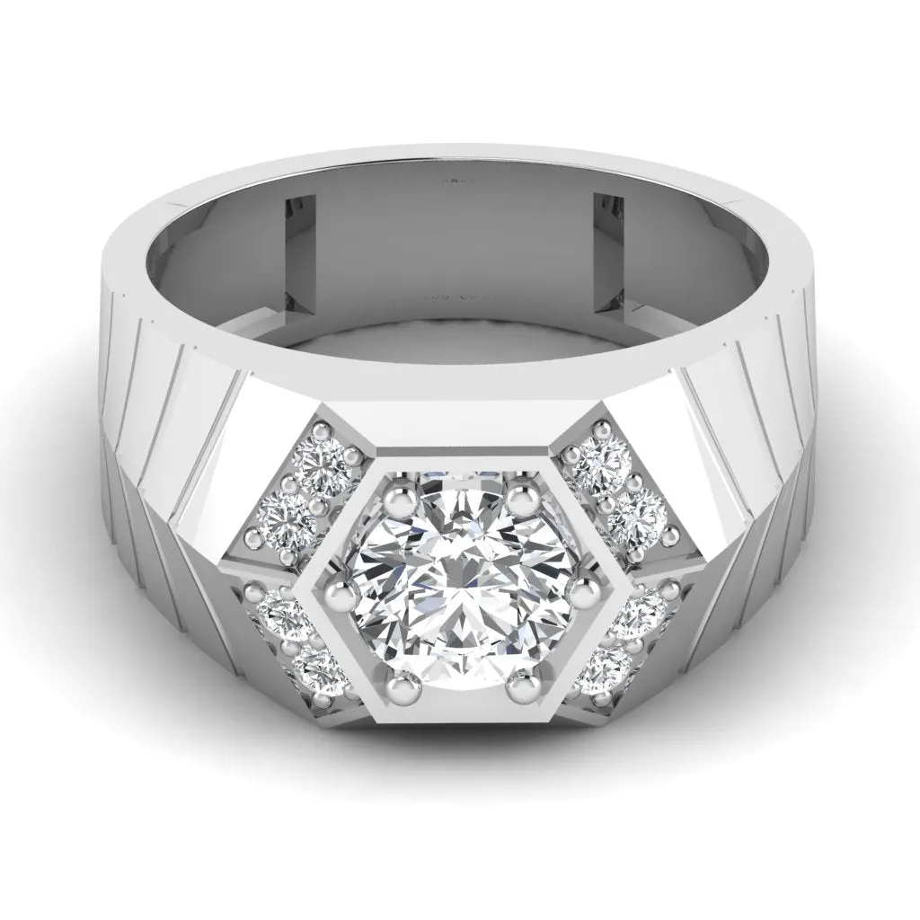 Solitaire Men's Diamond Ring