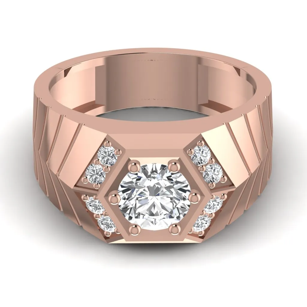 Solitaire Men's Diamond Ring