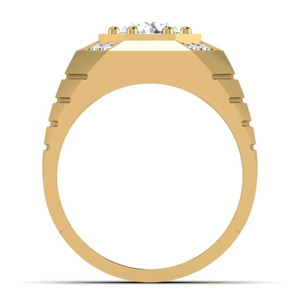 Solitaire Men's Diamond Ring